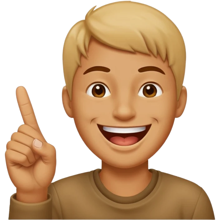 Middle finger up and laughing face emoji