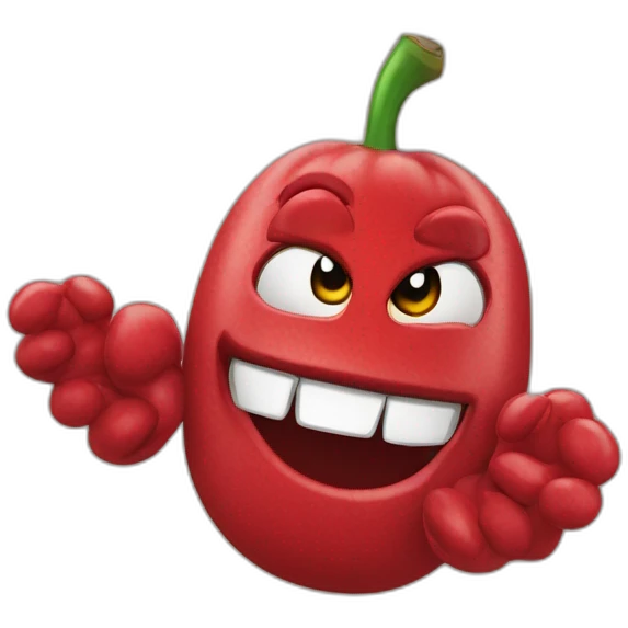 Cœur rouge entrain de fondre emoji