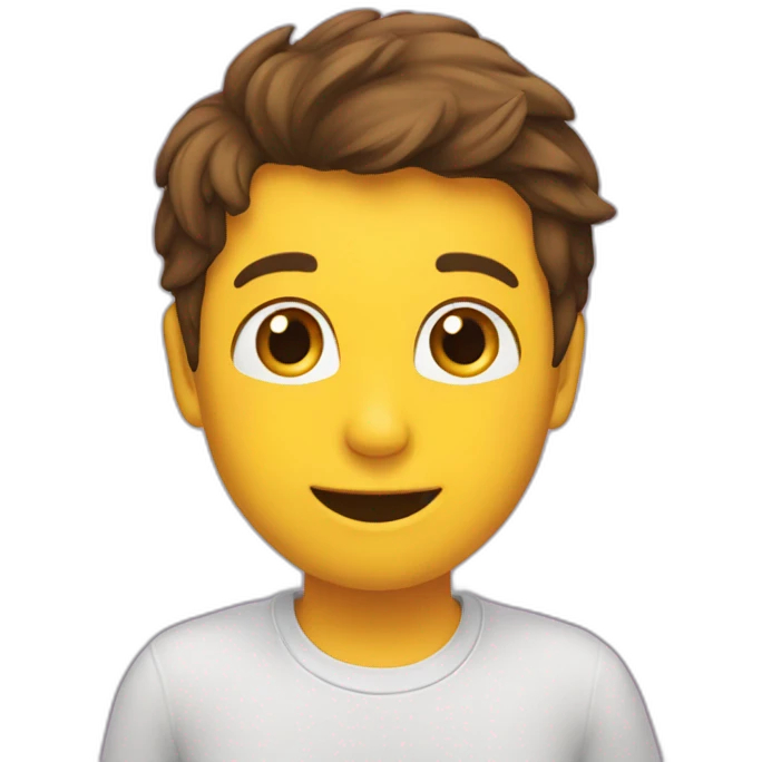 Chat cœur emoji