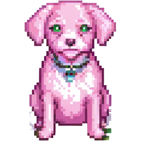 pink dog emoji