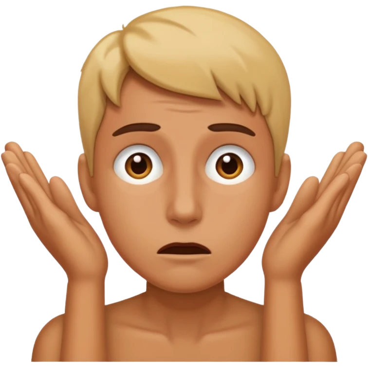 overstimulated emoji