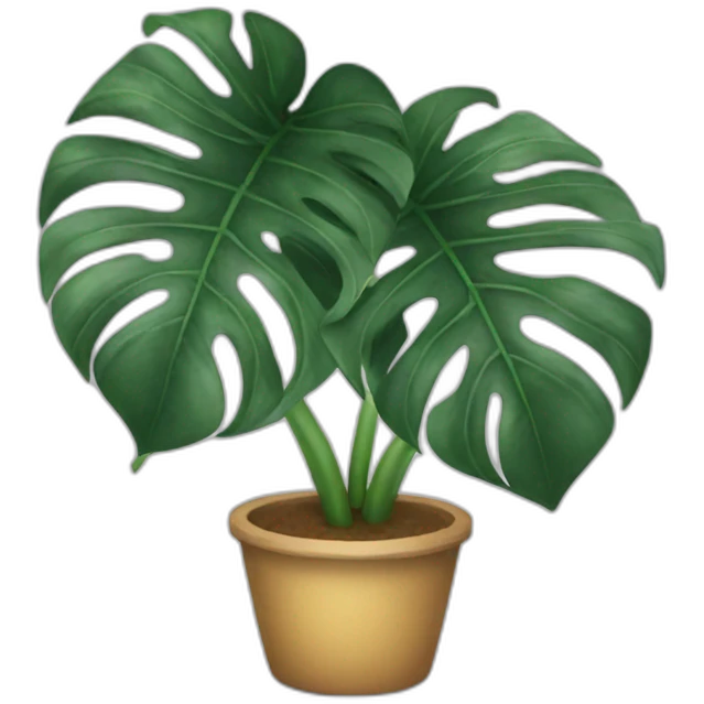 Monstera emoji