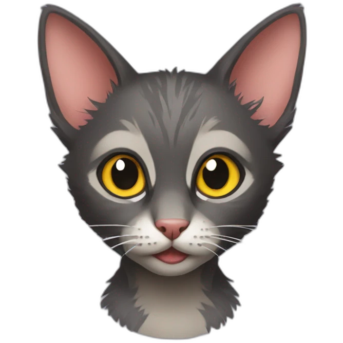 cat lykoi emoji