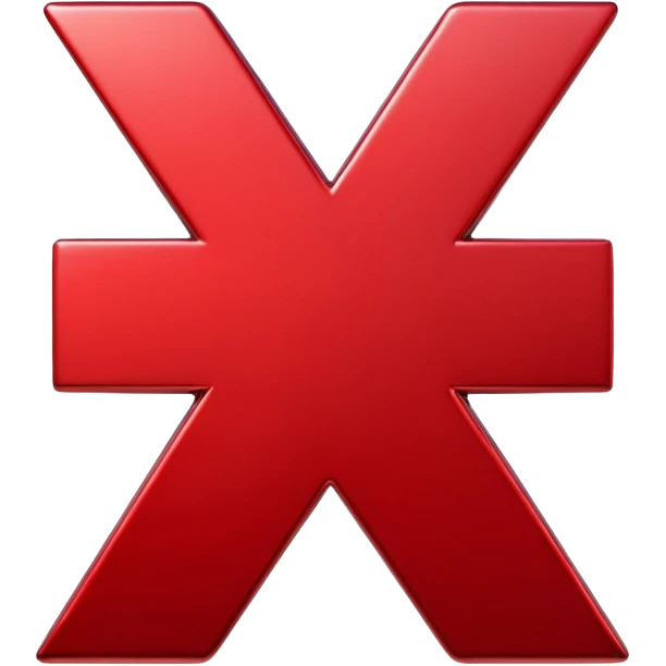 red hashtag symbol emoji