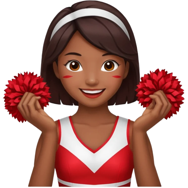 cheer leader dress, asian emoji