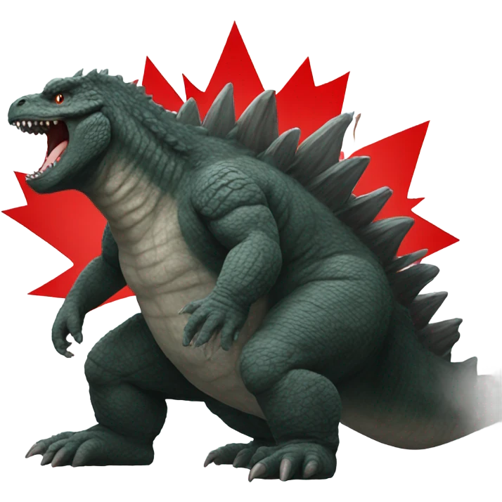 Canadian Godzilla emoji