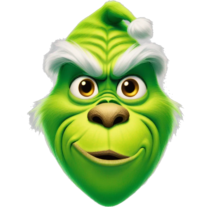 The grinch emoji