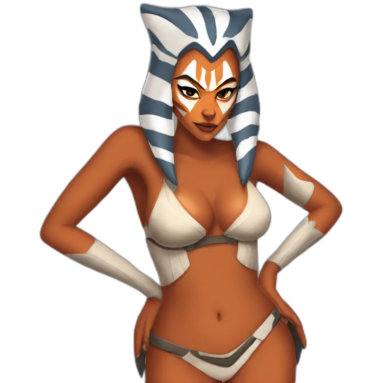 voluptuous ahsoka tano lingerie emoji