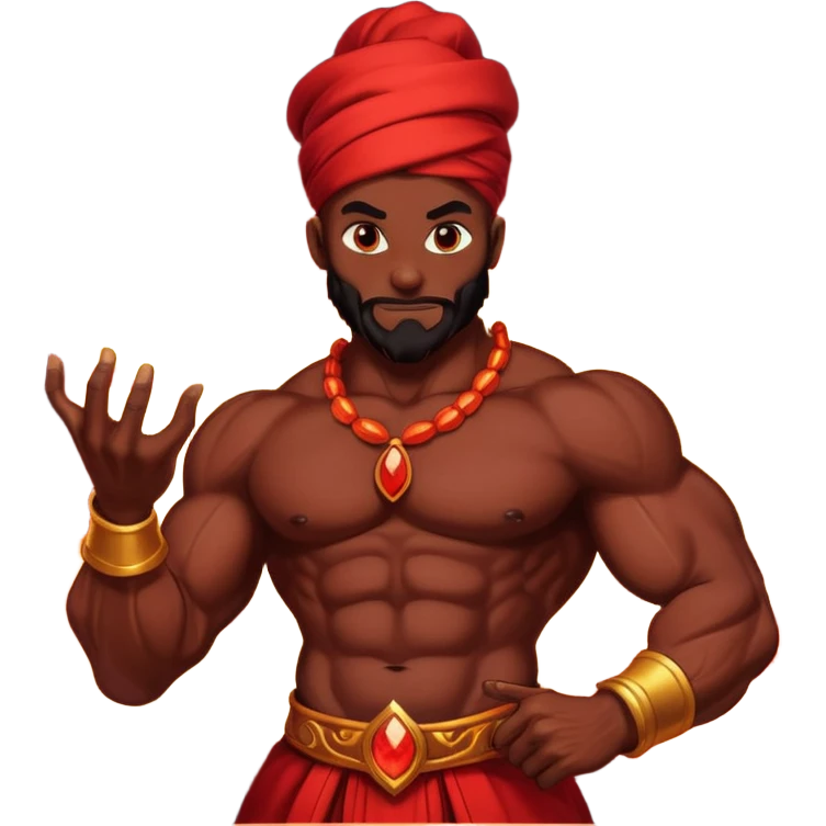 Red genie - fire aura





































 emoji