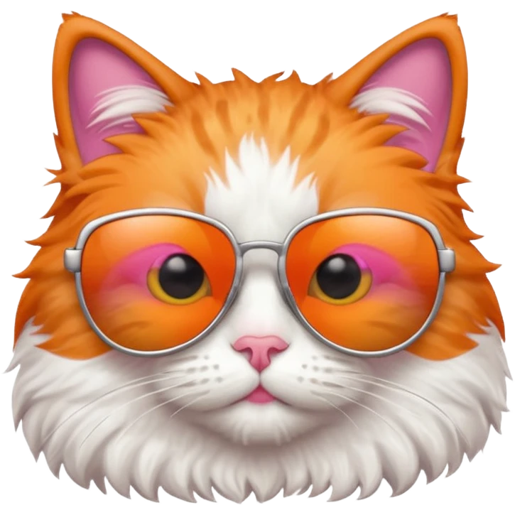 Cat wearing sunglasses emoji