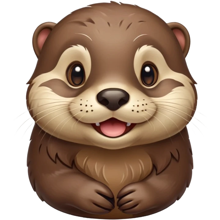 Happy otter  emoji
