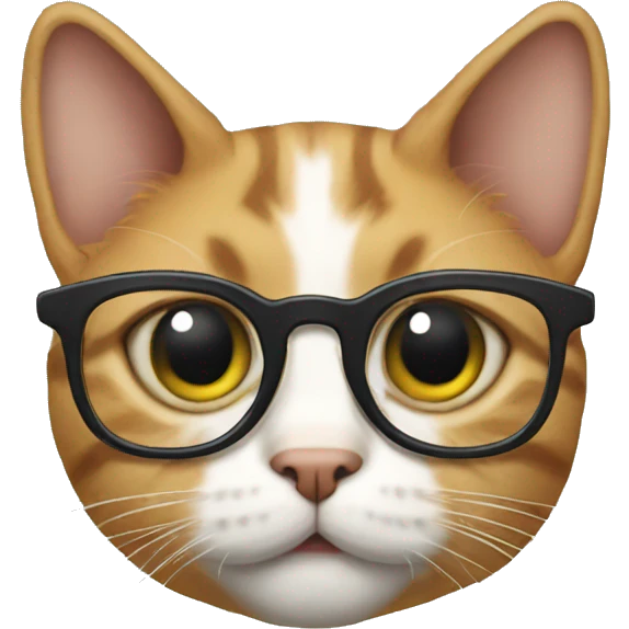 cat with glasses emoji
