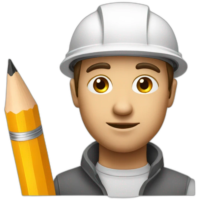 architect-with-pencil-paper emoji