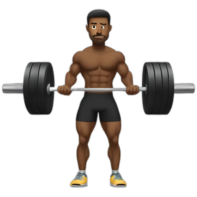 Gym deadlift emoji