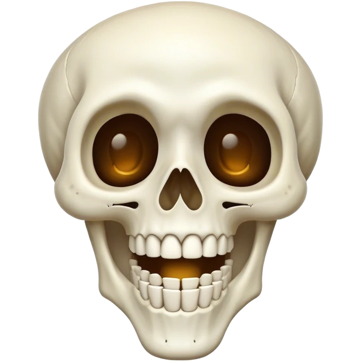 اسکلت که می‌خنده emoji
