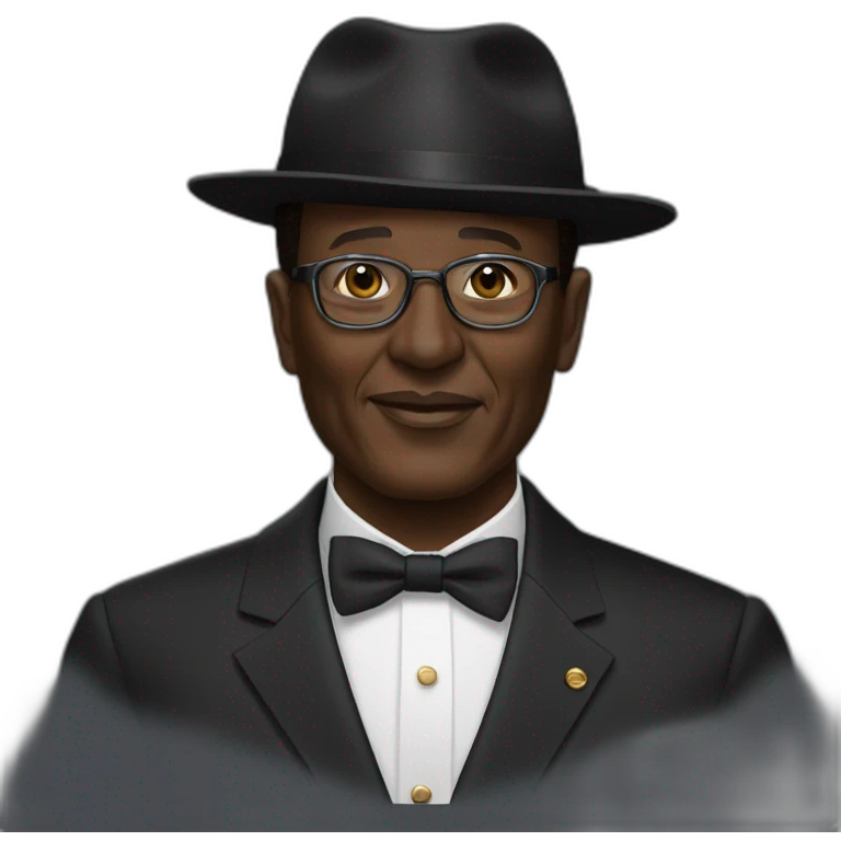 Idriss Deby Itno sans chapeau  emoji