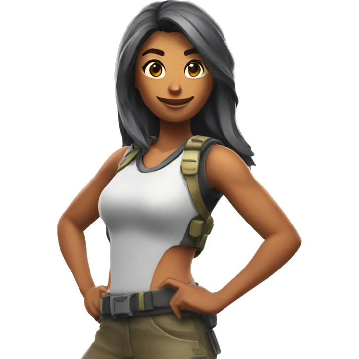 Femme voilée en train de jouer à fortnite  emoji