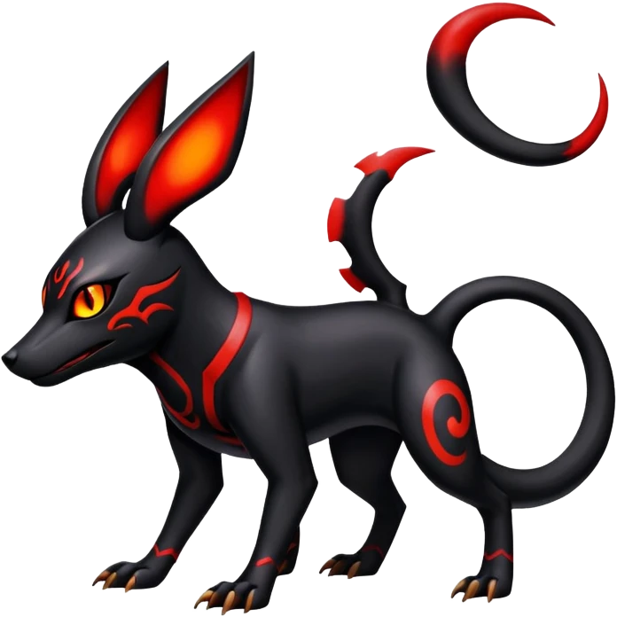 Salandit-Houndoom-Umbreon-hybrid emoji