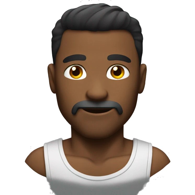 a swarthy, muscular man emoji