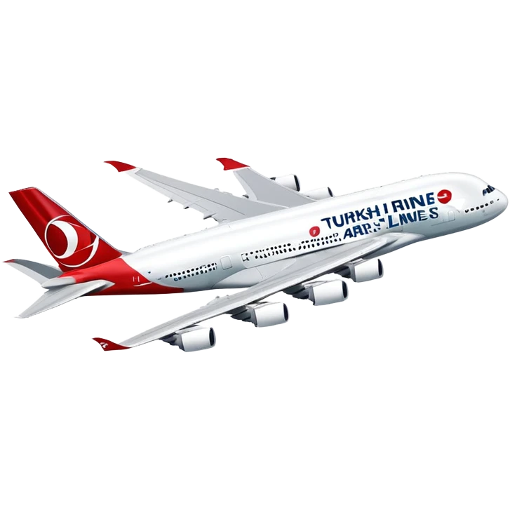 Turkish airlines Airbus A380-800 emoji