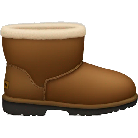 Brown Tasman uggs emoji
