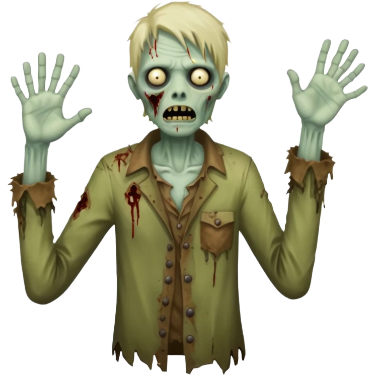 Zombie with ring overhead  emoji