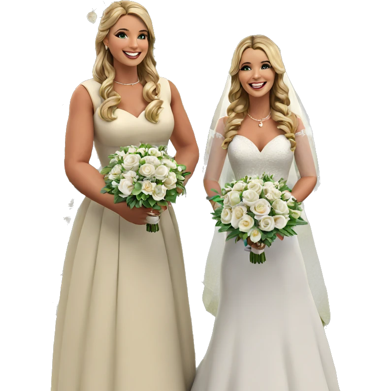 outdoor wedding celebration smiles emoji