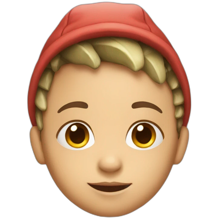 Child with dragon hat emoji