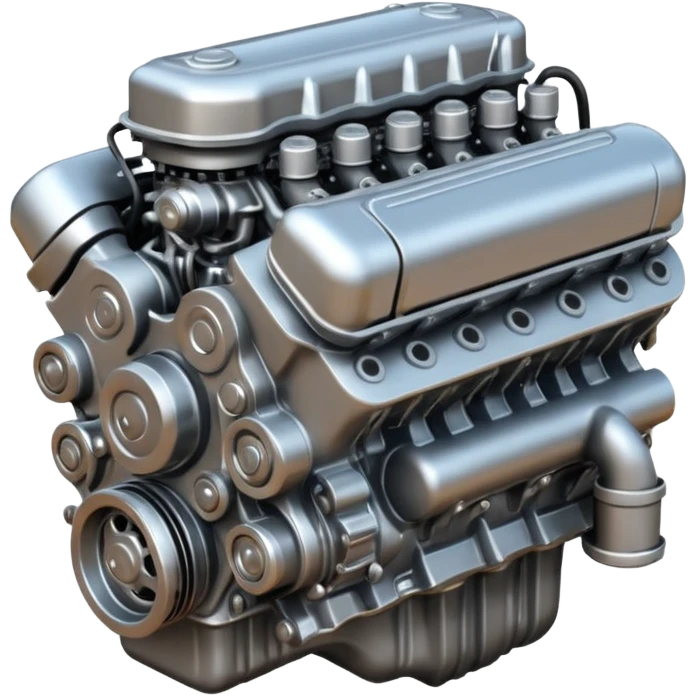 simplistic car engine emoji
