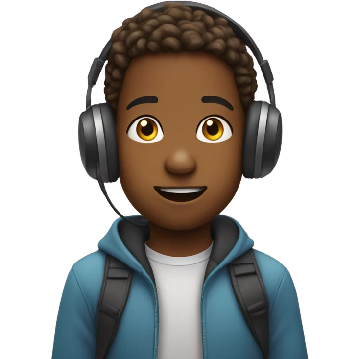 Kids listening for the first time emoji