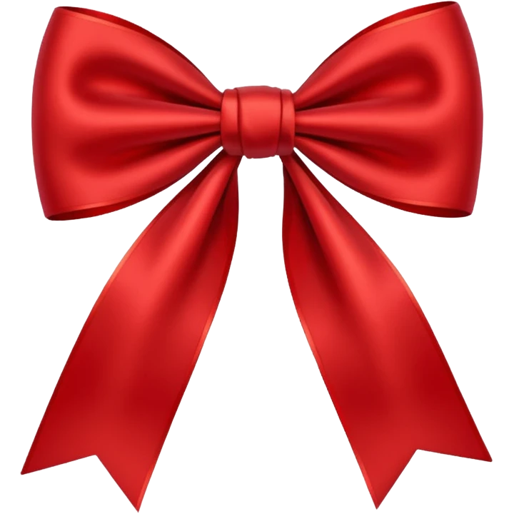 Red bow emoji