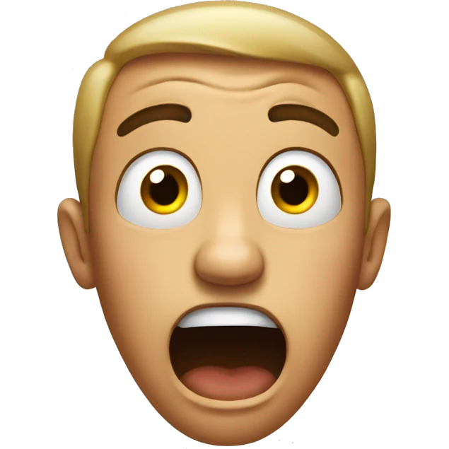 Shocked face emoji