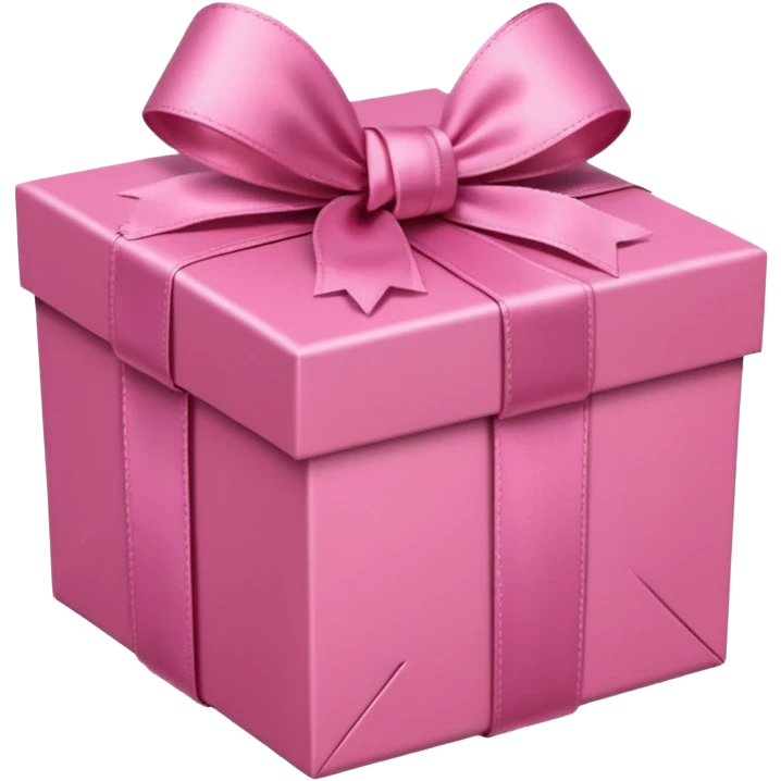 Pink gift box emoji