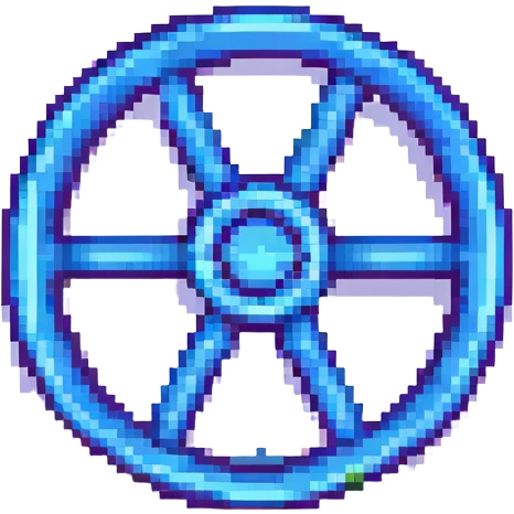 3D wheel emoji