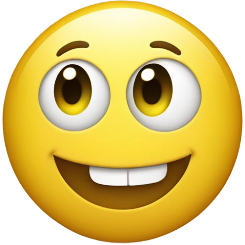 Fake smiley face  emoji