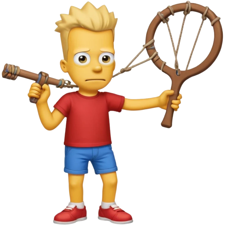 make the realistic bart simpson meme emoji