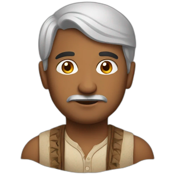 typical indian man emoji