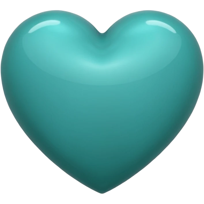 Teal heart hug emoji