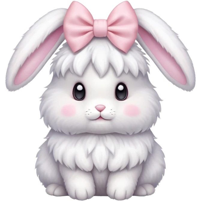 bunny with bows emoji