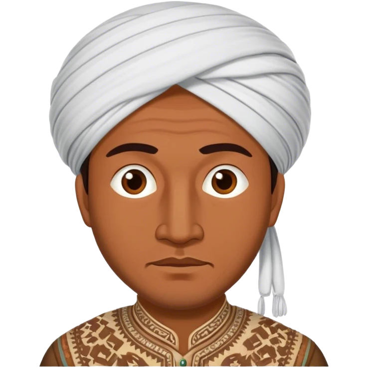 uzbek man with doppi emoji