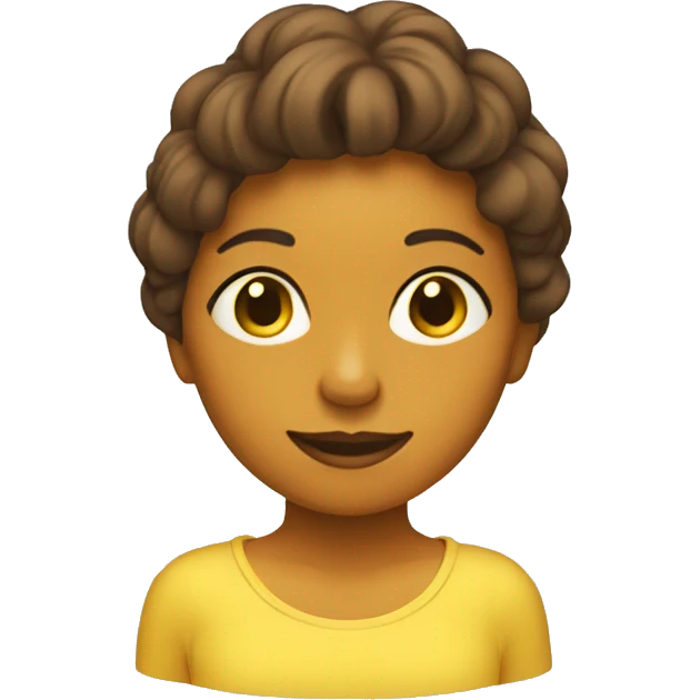 Maman avec la peau jaune emoji