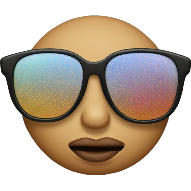 Sunglasses kiss emoji