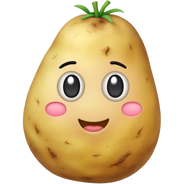 potato in writeing format emoji