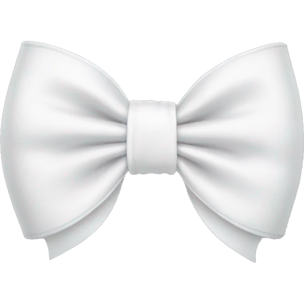 White bow emoji