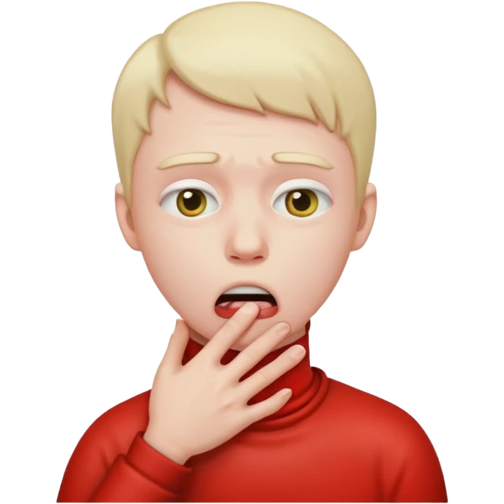 person choking themselves   emoji