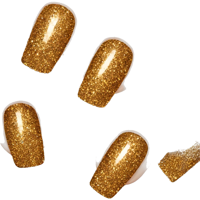 Glitter nail polish emoji