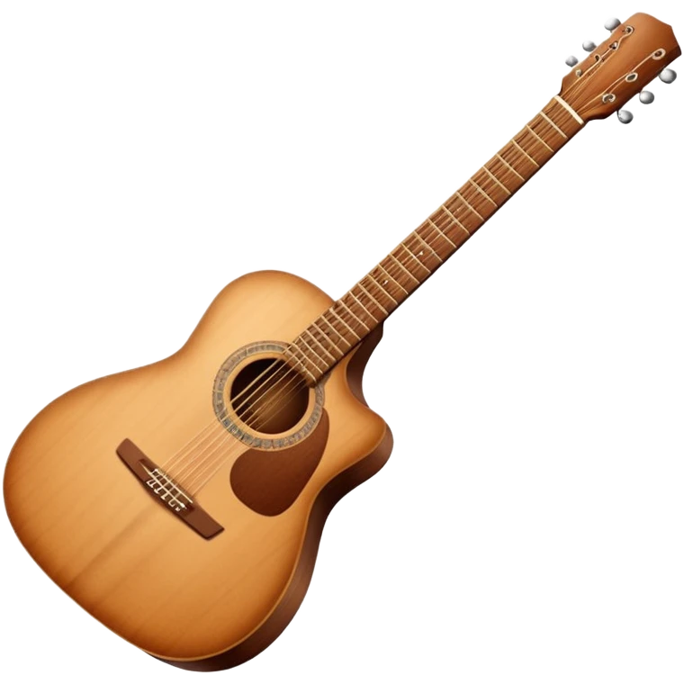 emoji de um desenho de um violão acústico emoji