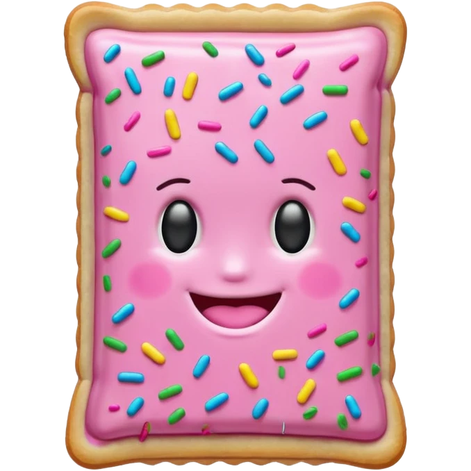 Make me a pop tart emoji that i can copy and paste in a text box emoji