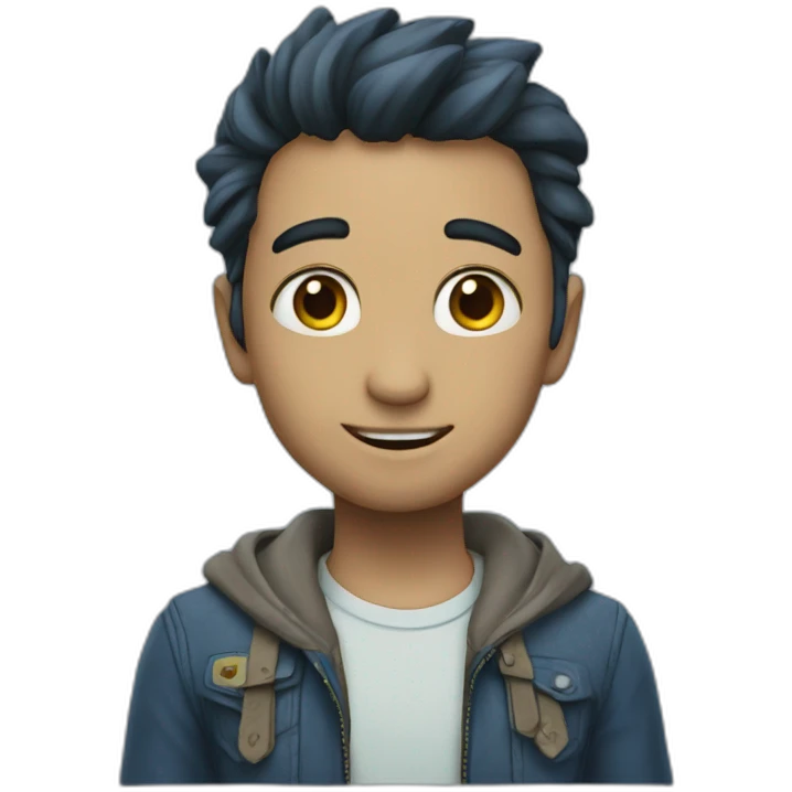 Corazon azul claro emoji