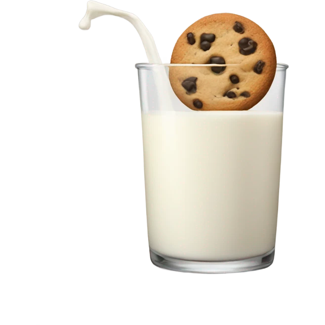 milk and cookies  emoji